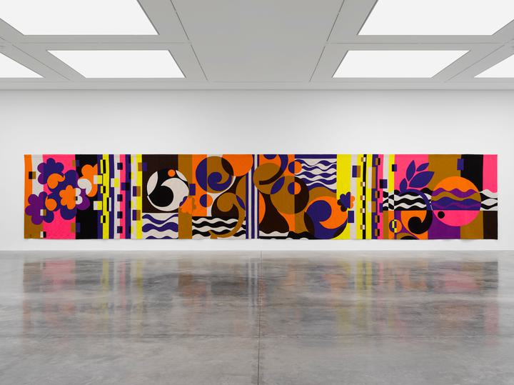 Beatriz Milhazes - Rio azul - 1