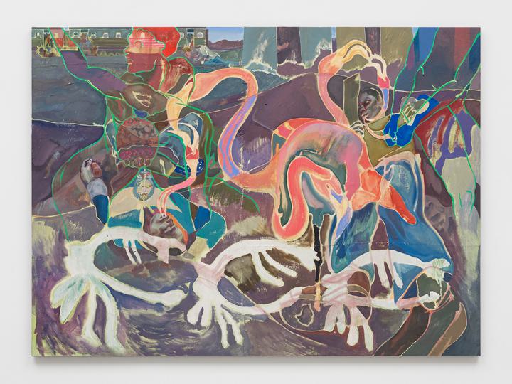 Michael Armitage - Three Boys at Dawn - 1